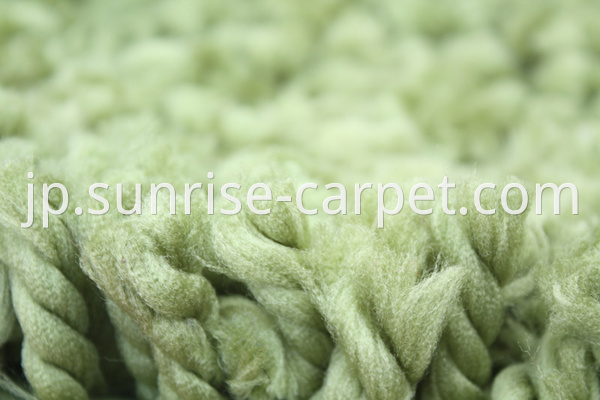 Flooring Rug Carpet in Green color